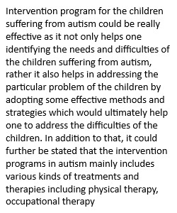 Why are underlying needs and characteristics related to autism important for intervention planning